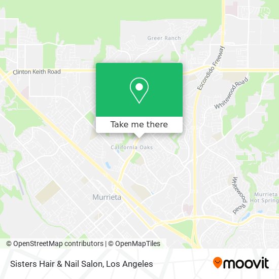 Sisters Hair & Nail Salon map