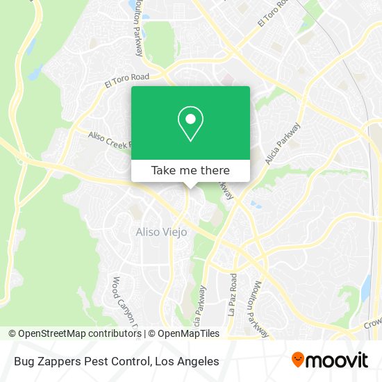 Bug Zappers Pest Control map