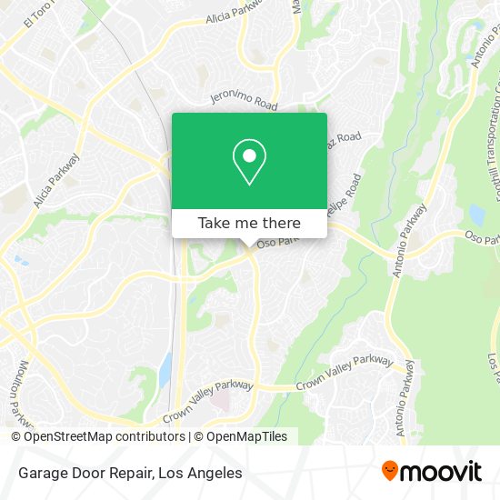 Mapa de Garage Door Repair