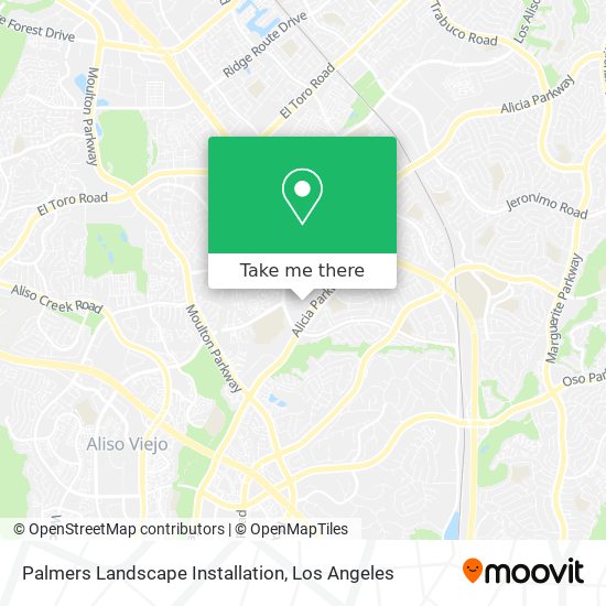 Palmers Landscape Installation map