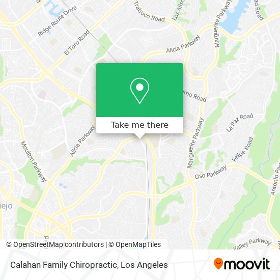 Calahan Family Chiropractic map