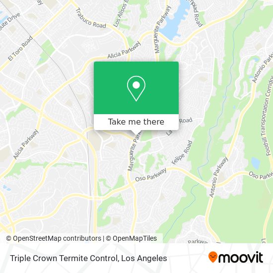 Triple Crown Termite Control map