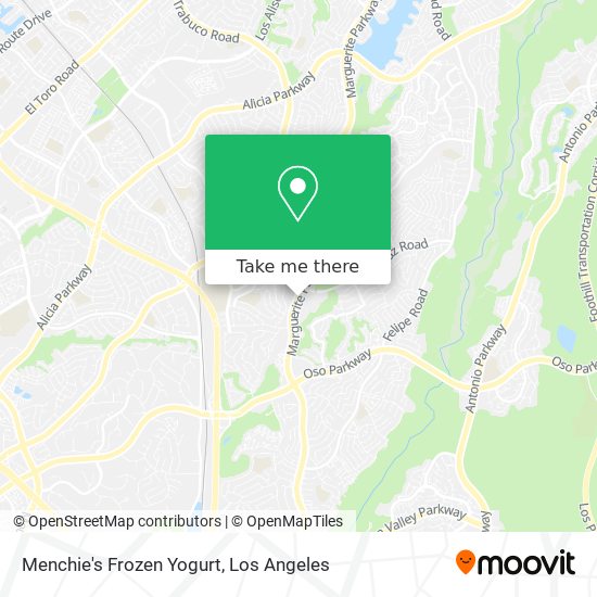 Menchie's Frozen Yogurt map