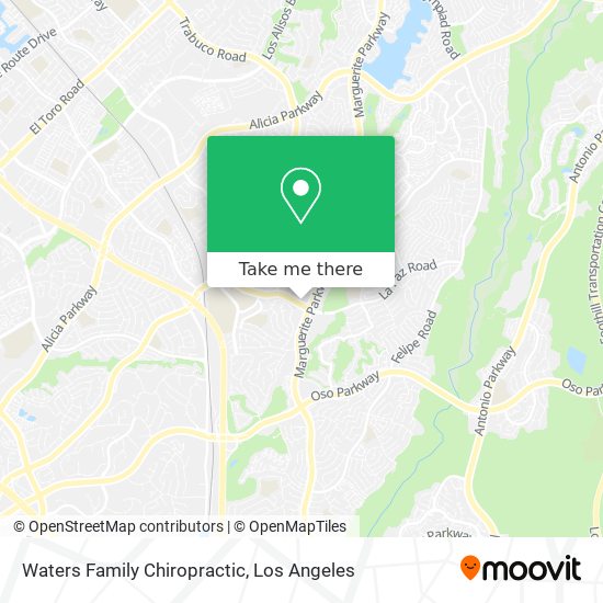 Waters Family Chiropractic map