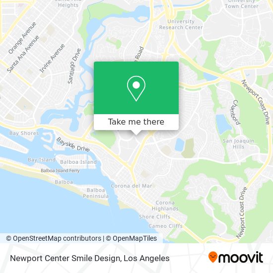 Newport Center Smile Design map