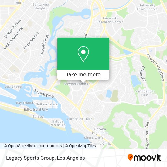 Legacy Sports Group map