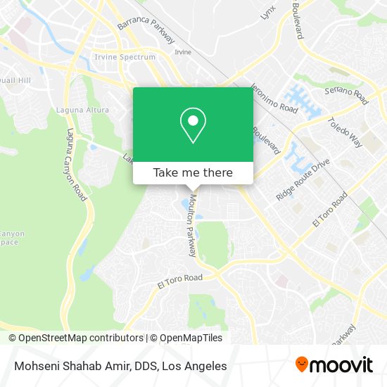 Mapa de Mohseni Shahab Amir, DDS