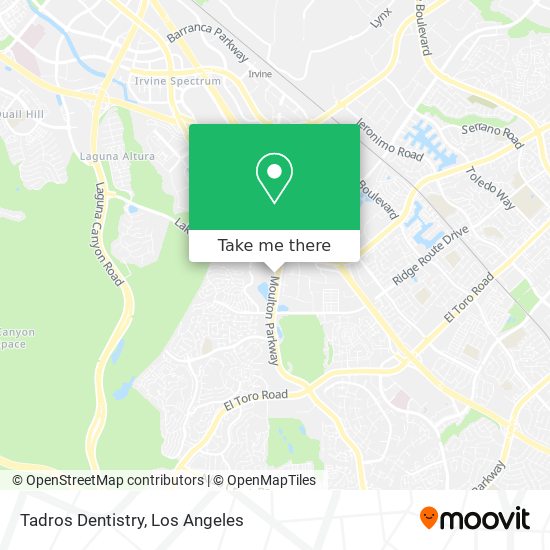 Tadros Dentistry map