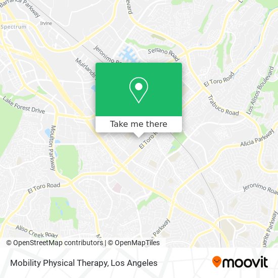 Mobility Physical Therapy map