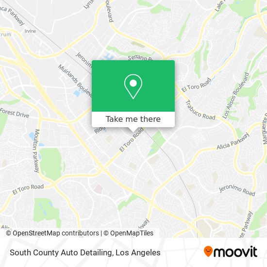 South County Auto Detailing map