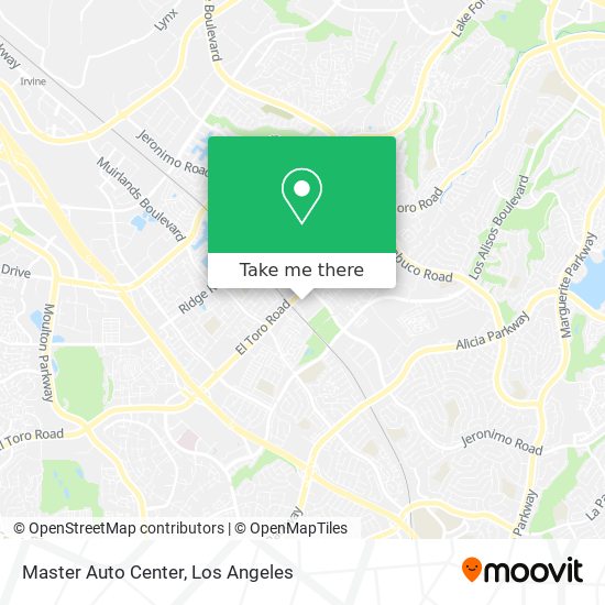 Master Auto Center map