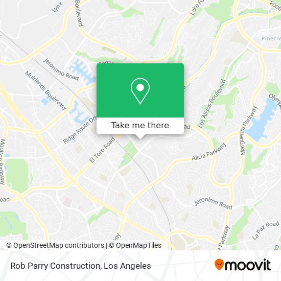 Rob Parry Construction map