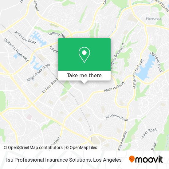 Isu Professional Insurance Solutions map