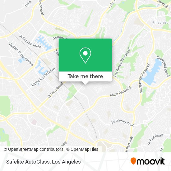 Mapa de Safelite AutoGlass