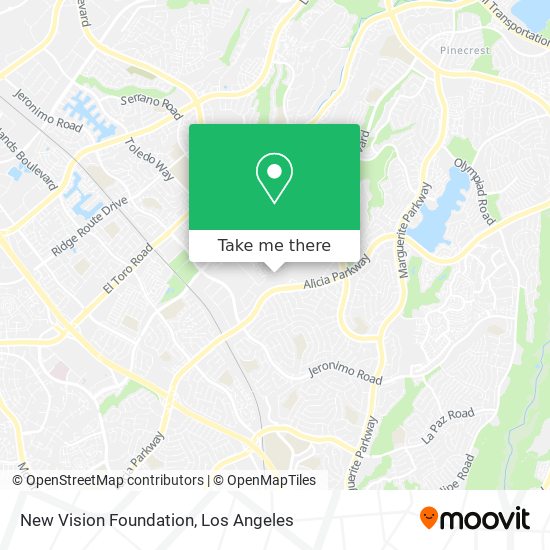New Vision Foundation map