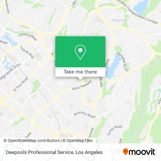 Mapa de Deepools Professional Service