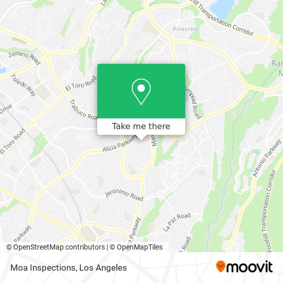 Moa Inspections map