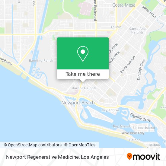 Mapa de Newport Regenerative Medicine