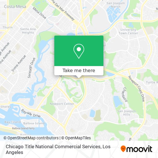 Mapa de Chicago Title National Commercial Services