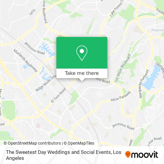 Mapa de The Sweetest Day Weddings and Social Events