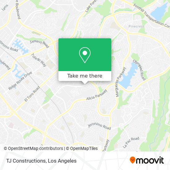 TJ Constructions map