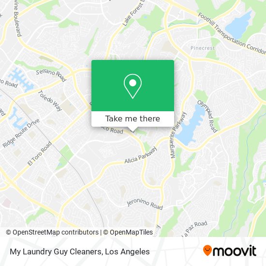 My Laundry Guy Cleaners map