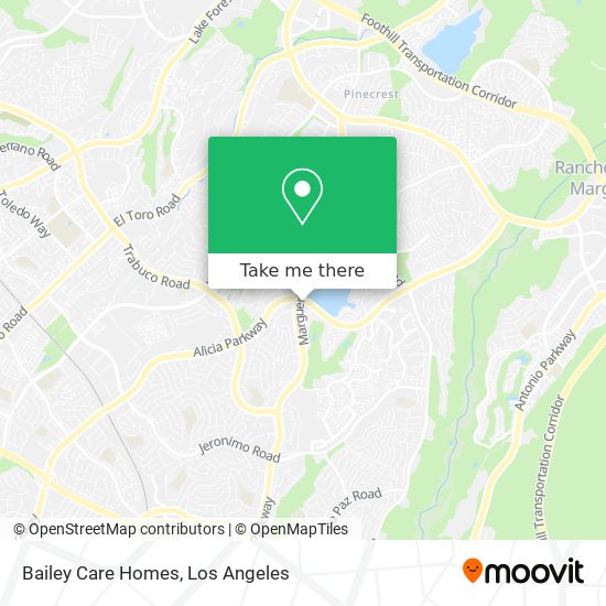 Bailey Care Homes map