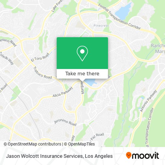 Jason Wolcott Insurance Services map