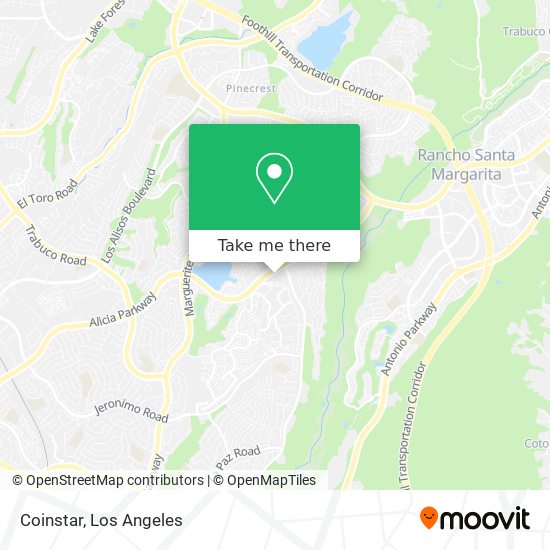 Coinstar map