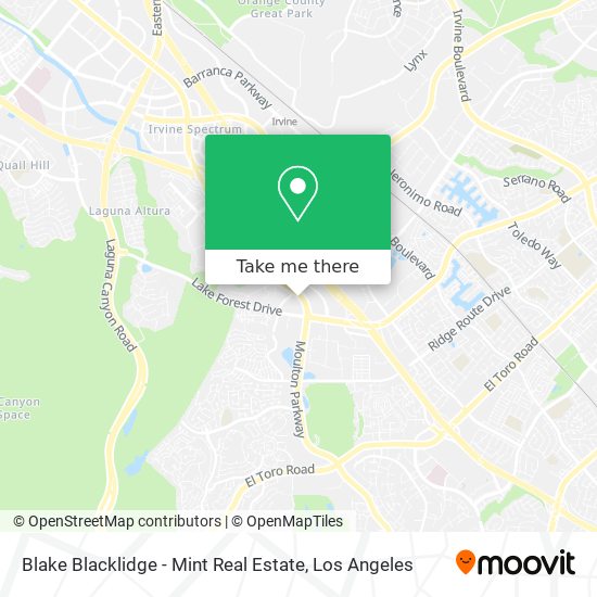Mapa de Blake Blacklidge - Mint Real Estate