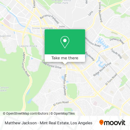 Matthew Jackson - Mint Real Estate map