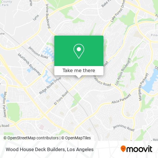 Wood House Deck Builders map