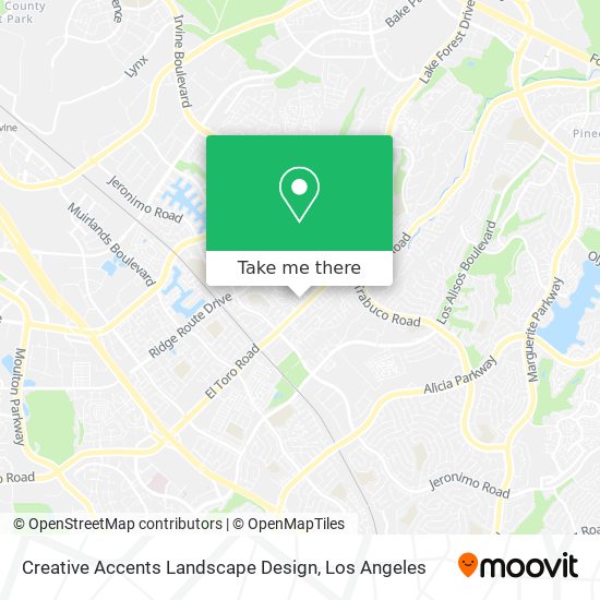Creative Accents Landscape Design map