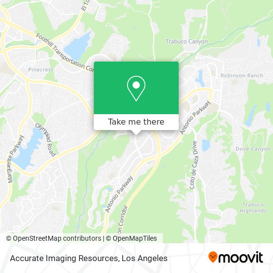 Accurate Imaging Resources map