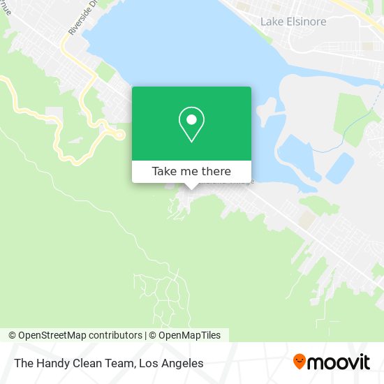 The Handy Clean Team map