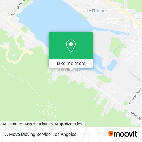 A Move Moving Service map