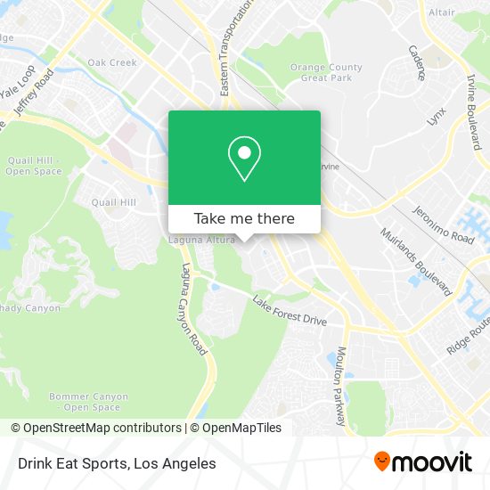 Drink Eat Sports map