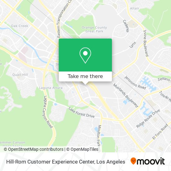 Hill-Rom Customer Experience Center map