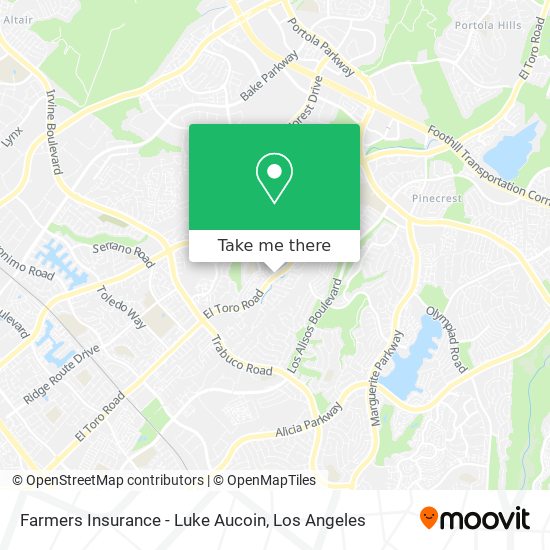 Mapa de Farmers Insurance - Luke Aucoin