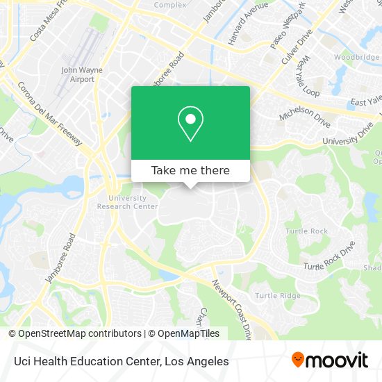Uci Health Education Center map