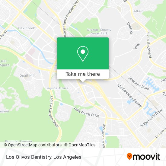 Los Olivos Dentistry map