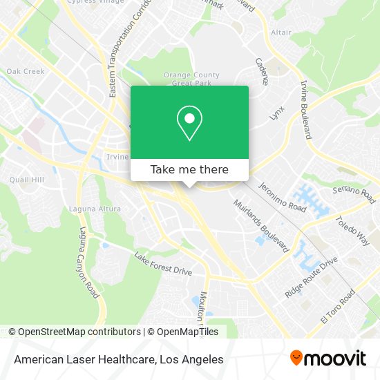 American Laser Healthcare map