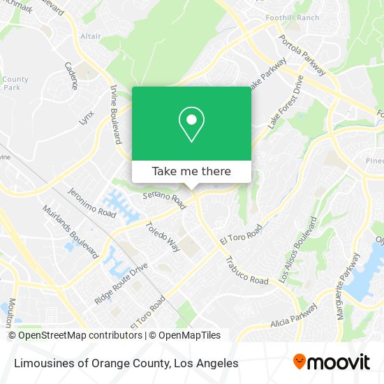 Mapa de Limousines of Orange County