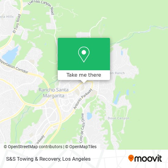 S&S Towing & Recovery map