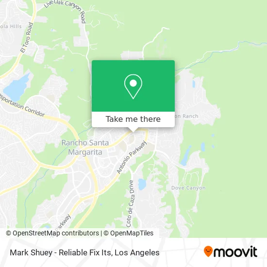 Mark Shuey - Reliable Fix Its map