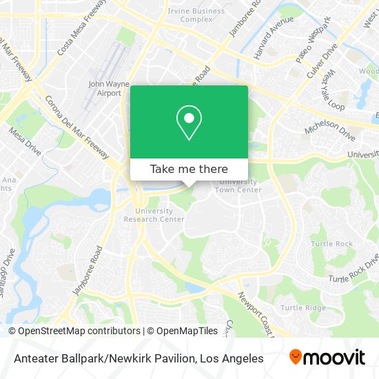 Anteater Ballpark / Newkirk Pavilion map