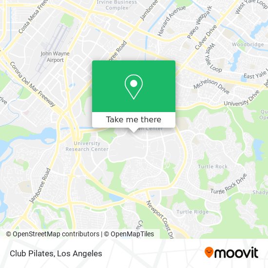 Club Pilates map