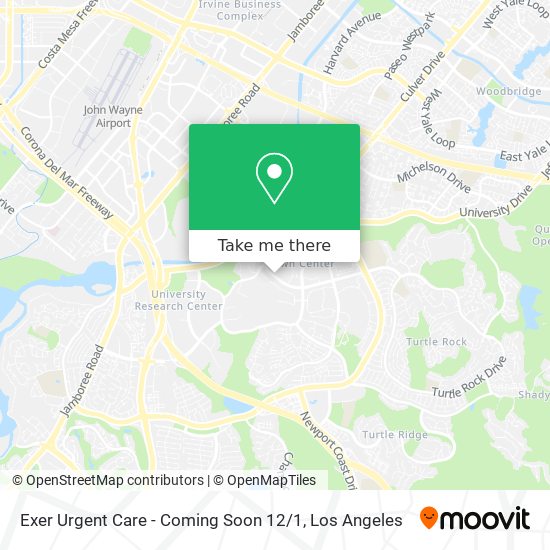 Exer Urgent Care - Coming Soon 12 / 1 map