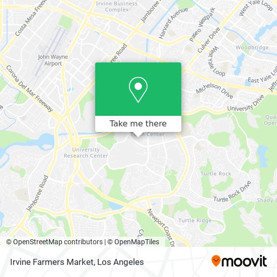 Irvine Farmers Market map