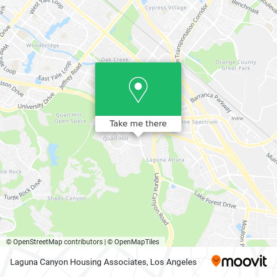 Mapa de Laguna Canyon Housing Associates